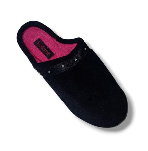 Load image into Gallery viewer, Isotoner Womens Noir Slipper
