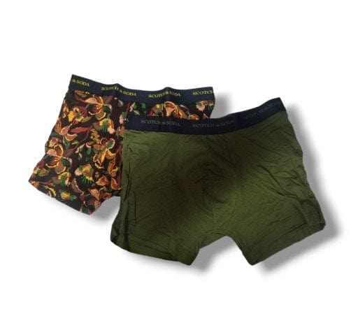 Scotch & Soda Mens Iconic AOP Boxer 2-Pack