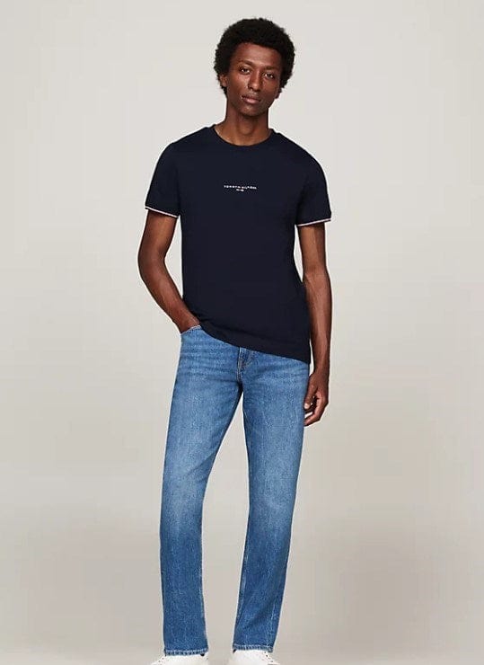 Load image into Gallery viewer, Tommy Hilfiger Mens Tommy Logo Tipped Tee
