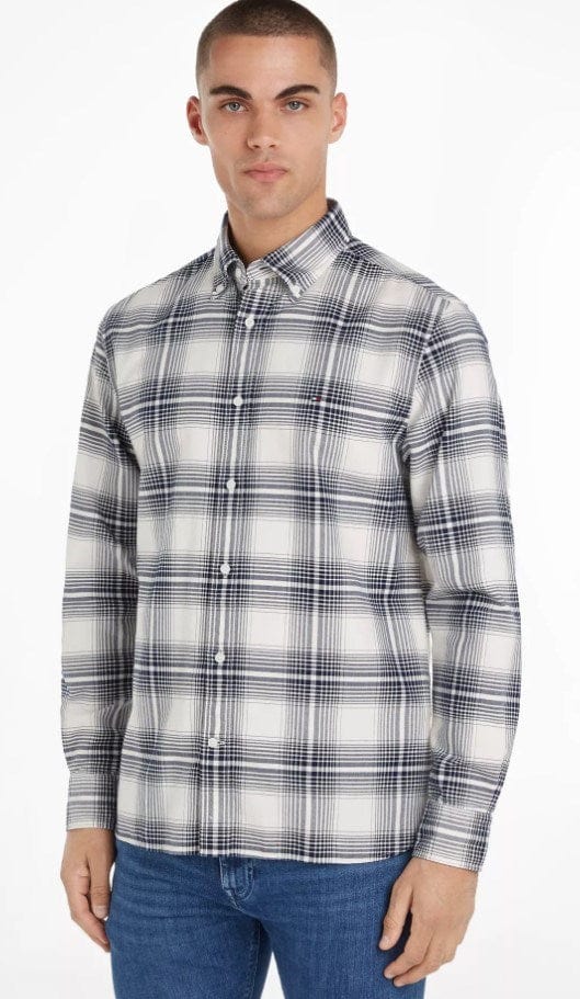 Load image into Gallery viewer, Tommy Hilfiger Mens Heritage Oxford Check Regular Fit Shirt
