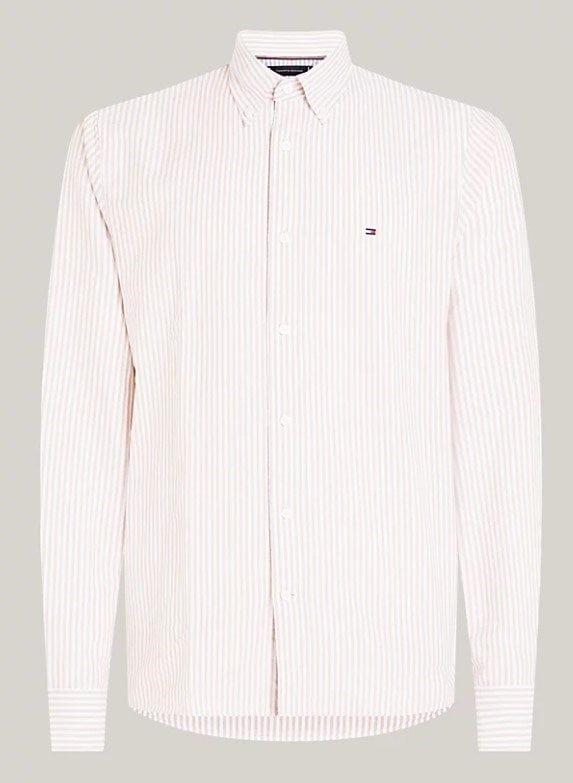 Load image into Gallery viewer, Tommy Hilfiger Mens Heritage Oxford Stripe Regular Fit Shirt
