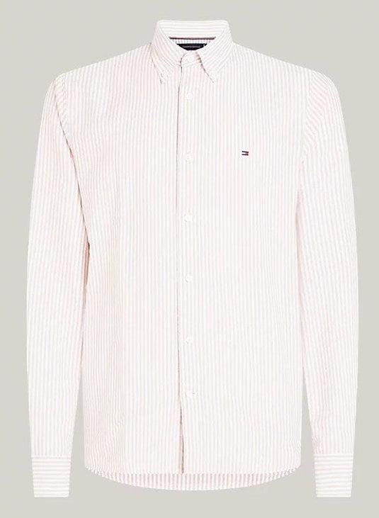 Tommy Hilfiger Mens Heritage Oxford Stripe Regular Fit Shirt