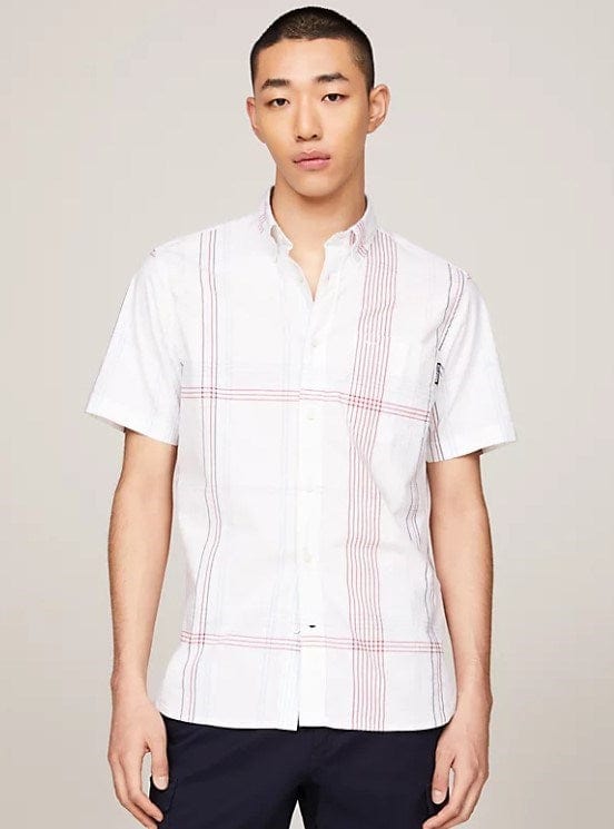 Load image into Gallery viewer, Tommy Hilfiger Mens Regular Fit Short Sleeve Shirt
