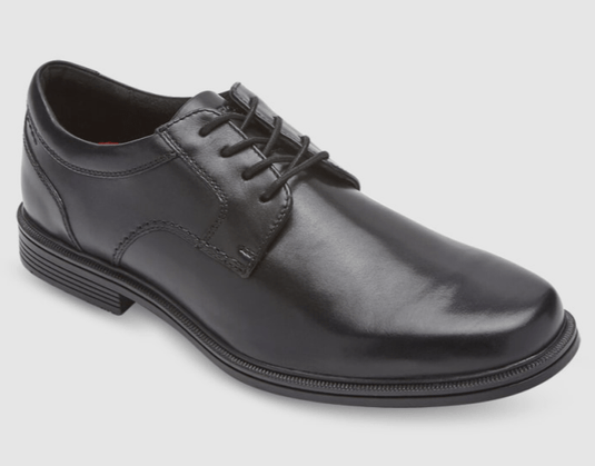 Rockport Mens Taylor Plain Toe Hydro-Shield Waterproof Black Shoes