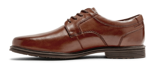 Load image into Gallery viewer, Rockport Mens Taylor Plain Toe Hydro-Shield Waterproof Brown Shoes
