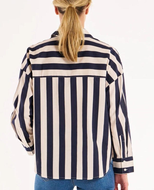 Load image into Gallery viewer, Betty Basics Womens Stripe Shirt
