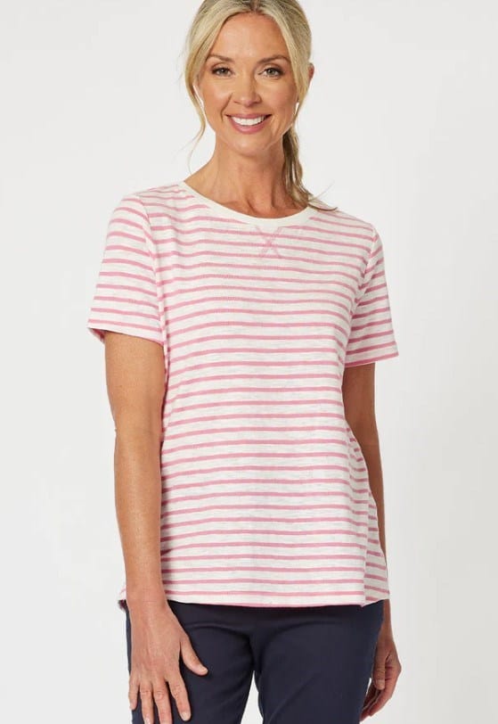 Load image into Gallery viewer, Gordon Smith Womens Classic Stripe T-Shirt
