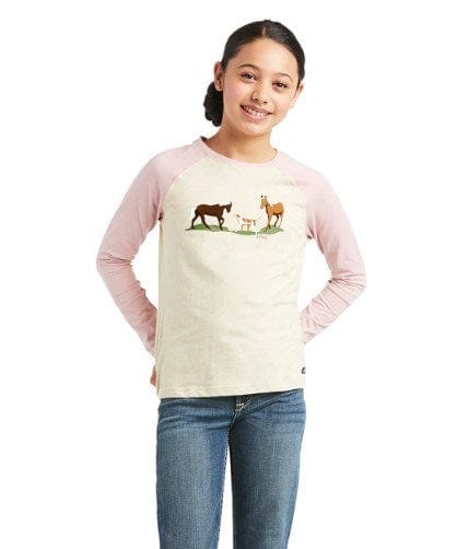 Ariat Girls Pasture Scene Long T-Sleeve Shirt