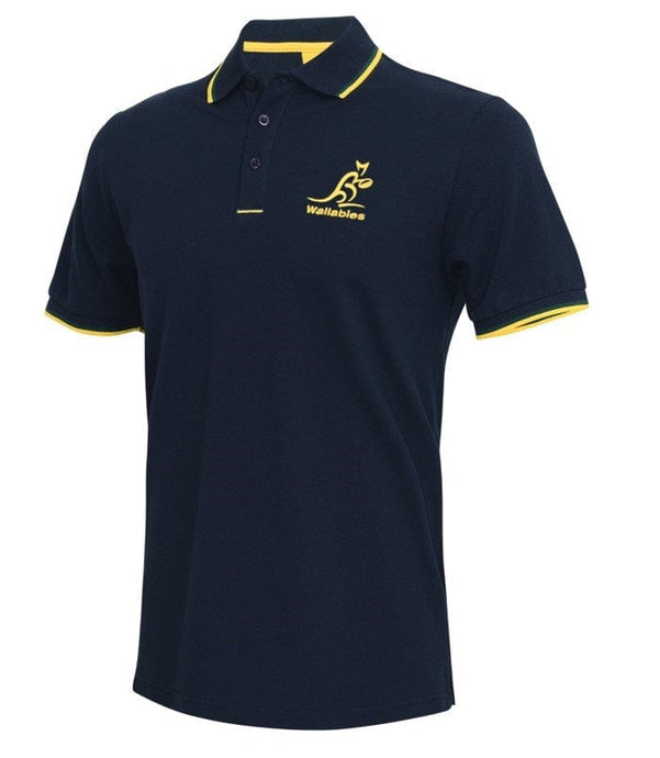 Tidwell Wallabies Navy Pique Polo