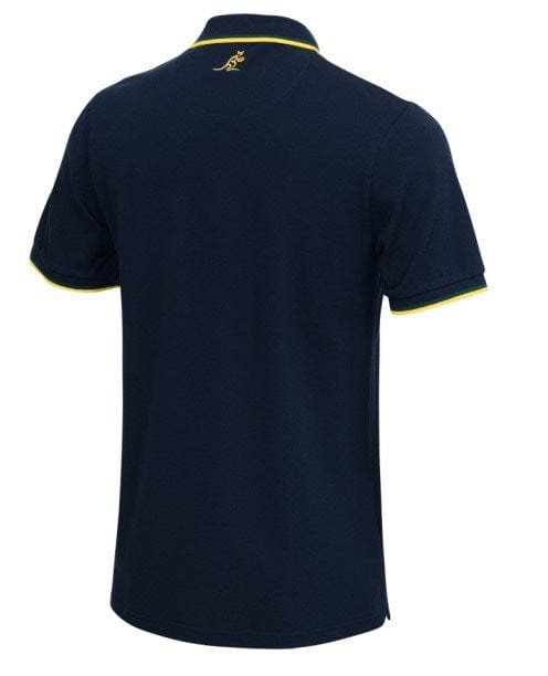 Load image into Gallery viewer, Tidwell Wallabies Navy Pique Polo
