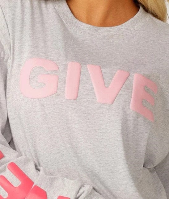 Load image into Gallery viewer, Lorna Jane Womens Never Give Up Long Sleeve Relaxed Tee
