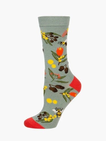 Load image into Gallery viewer, Bamboozld Gumnuts Bamboo Sock
