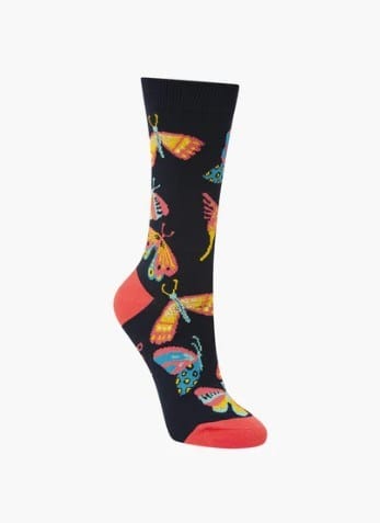 Load image into Gallery viewer, Bamboozld Butterflutters Bamboo Sock
