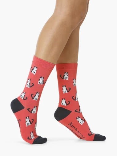 Bamboozld Cat Lady Bamboo Sock