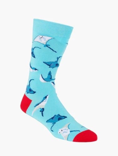 Load image into Gallery viewer, Bamboozld Stingray Bamboo Sock
