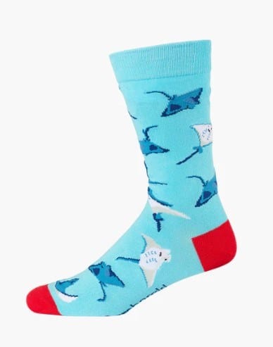 Load image into Gallery viewer, Bamboozld Stingray Bamboo Sock
