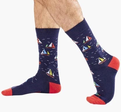 Load image into Gallery viewer, Bamboozld Sail Away Bamboo Sock
