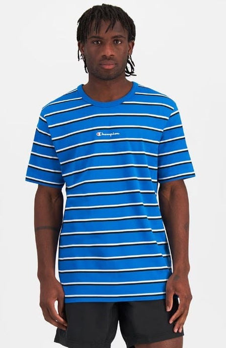 Champion Mens Script Stripe Tee