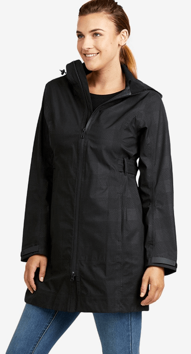 Swanndri Womens Pegasus Long Length Light Weight Rain Jacket