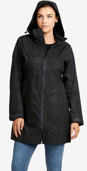 Swanndri Womens Pegasus Long Length Light Weight Rain Jacket