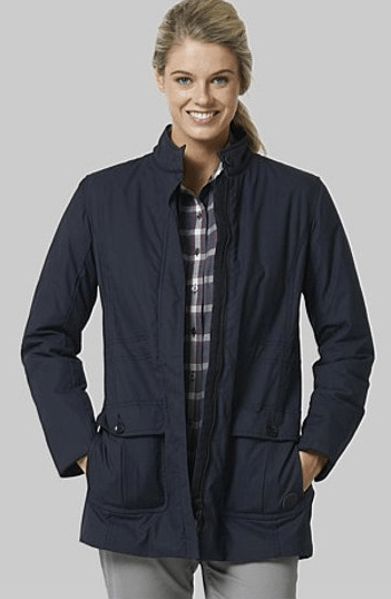 Swanndri Womens Flinders Oilskin Jacket - Navy