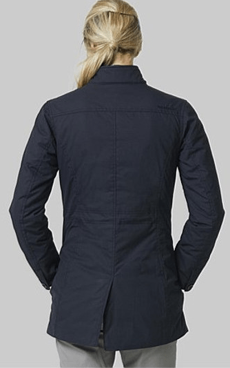 Load image into Gallery viewer, Swanndri Womens Flinders Oilskin Jacket - Navy
