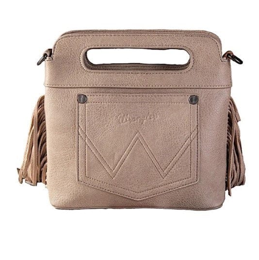 Load image into Gallery viewer, Wrangler Womens Bag Embroidered Fringe Crossbody Bag
