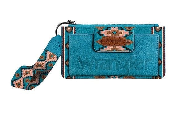 Load image into Gallery viewer, Wrangler Womens Wallet Southwestern Logo
