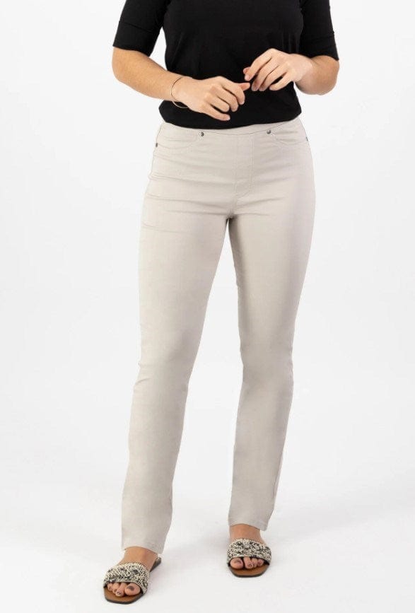 Load image into Gallery viewer, Vassalli Womens Plain Slim Leg Full Length Lightweight Pull On
