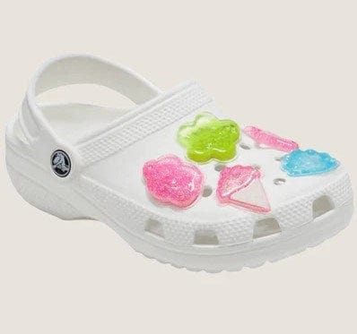 Load image into Gallery viewer, Crocs Jibbitz - Squish Glitter Icons 5 Pack Jibbitz
