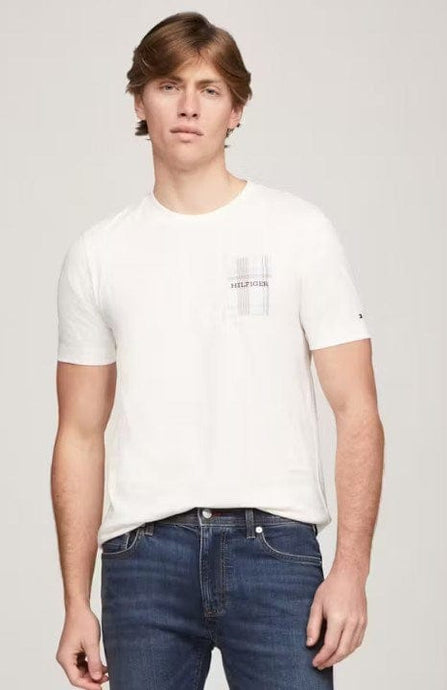 Tommy Hilfiger Mens Monotype Woven Label Tee