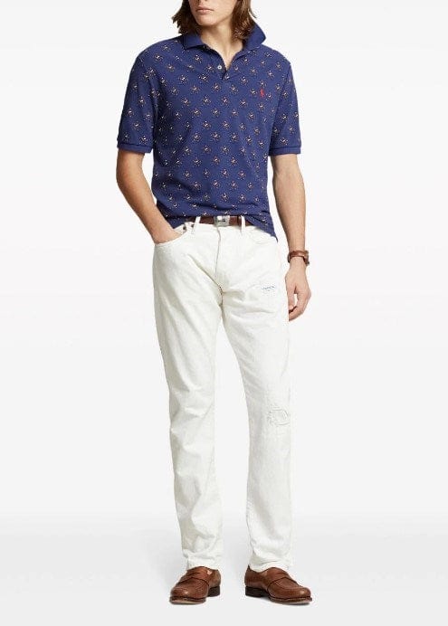 Load image into Gallery viewer, Ralph Lauren Mens Print Cotton Polo
