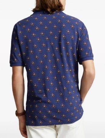 Load image into Gallery viewer, Ralph Lauren Mens Print Cotton Polo
