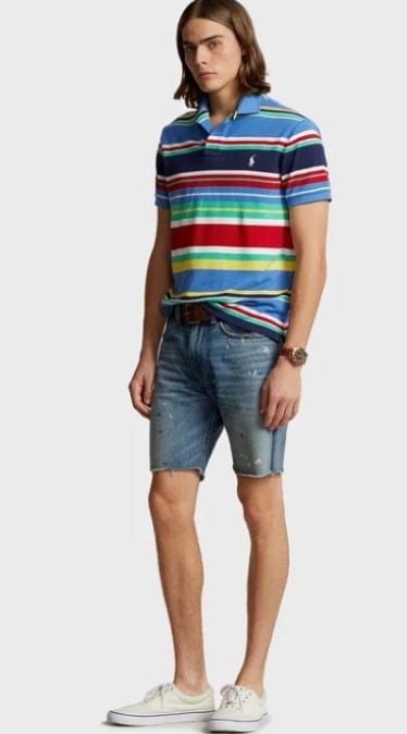 Ralph Lauren Mens Multicolore Regular Fit Polo