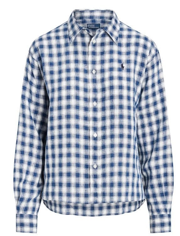 Load image into Gallery viewer, Ralph Lauren Womens Check Linen Shirt
