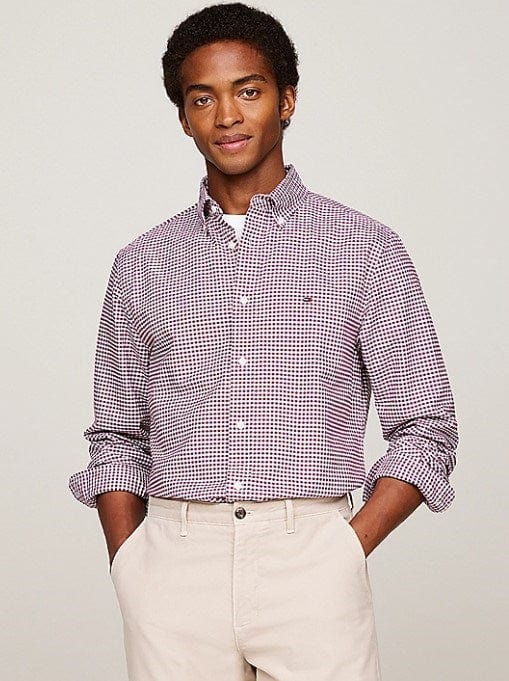 Load image into Gallery viewer, Tommy Hilfiger Mens Gingham Regular Fit Oxford Shirt
