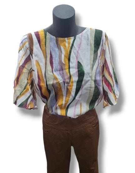 Load image into Gallery viewer, Corfu Womens Soft Print Top
