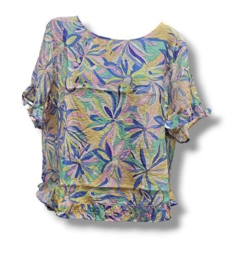 Corfu Womens Soft Print Top