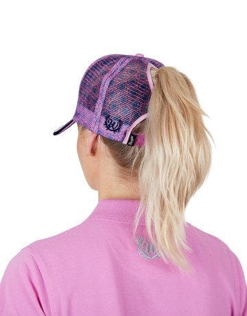 Load image into Gallery viewer, Wrangler Womens Krista HP Ponytail Trucker Cap
