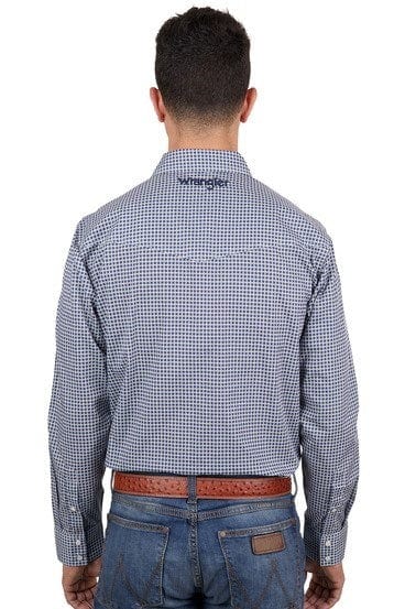 Load image into Gallery viewer, Wrangler Mens Peter Logo Long Sleeve Shirt
