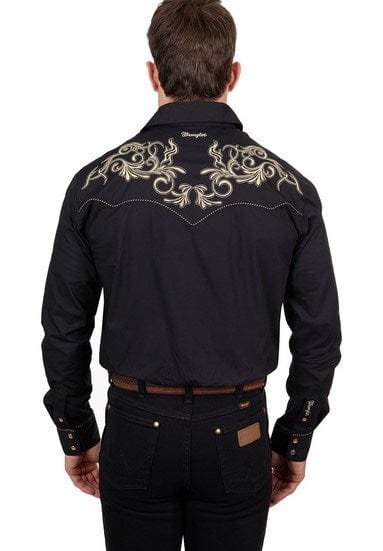 Wrangler Mens Adams Long Sleeve Shirt