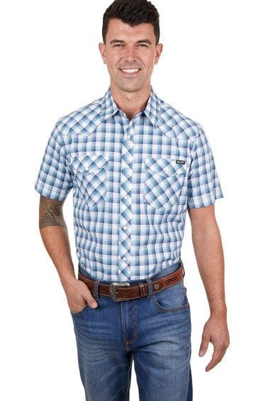 Load image into Gallery viewer, Wrangler Mens Dane Short Sleeve Shirt
