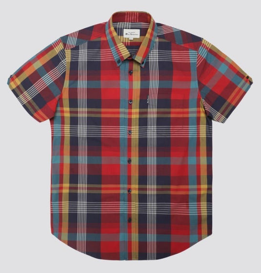 Ben Sherman Mens Large Madras Check Shirt - Regular Fit