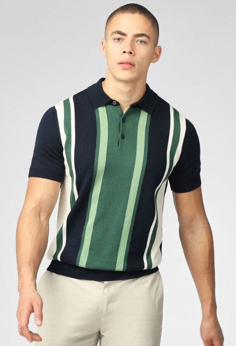 Ben Sherman Mens Vertical Stripe Polo