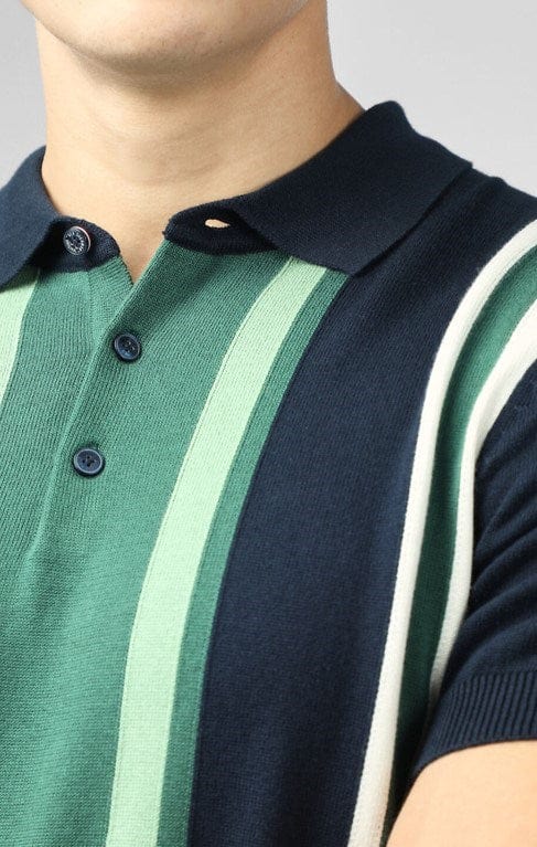 Ben Sherman Mens Vertical Stripe Polo