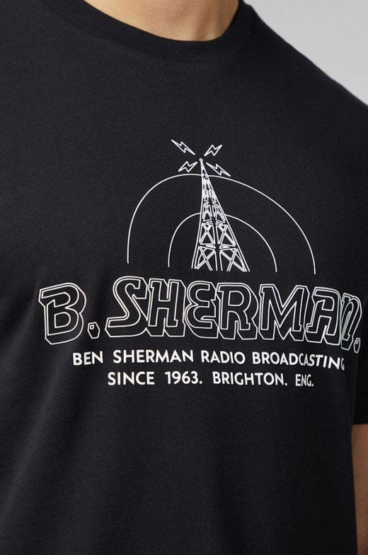 Load image into Gallery viewer, Ben Sherman Mens Radio Tower Band Tee
