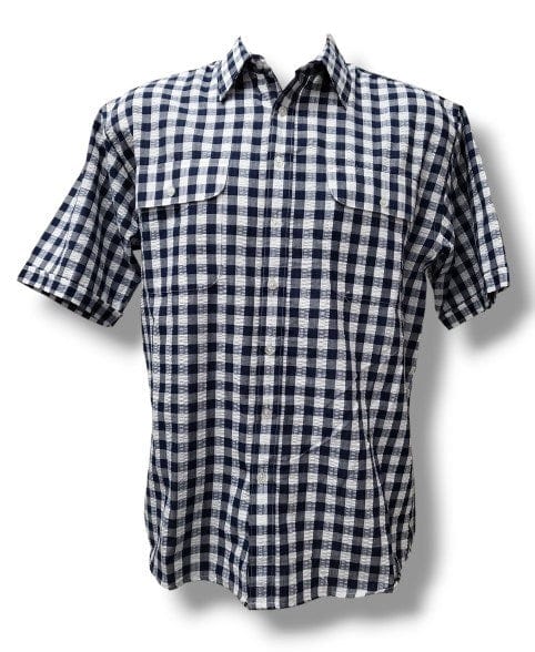 Bisley Mens Short Sleeve Blue Shirt