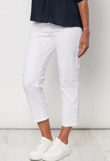 Load image into Gallery viewer, Gordon Smith Womens Charlie Cotton Twill Stretch Capri Pant
