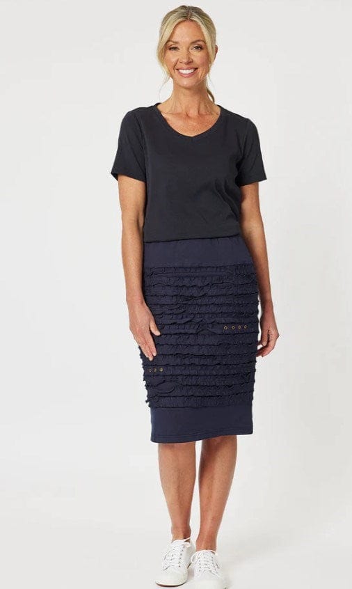 Load image into Gallery viewer, Gordon Smith Womens Charlie Stitched Detail Skirt
