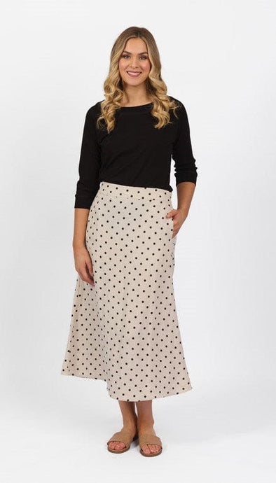 Vassalli Womens Pull On Long Skirt